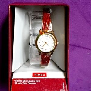 NWT timex watch in brown